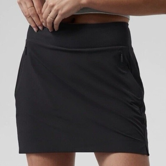 Athleta Dresses & Skirts - Athleta Black Soho Skort Mini Athletic Golf Tennis Skirt
